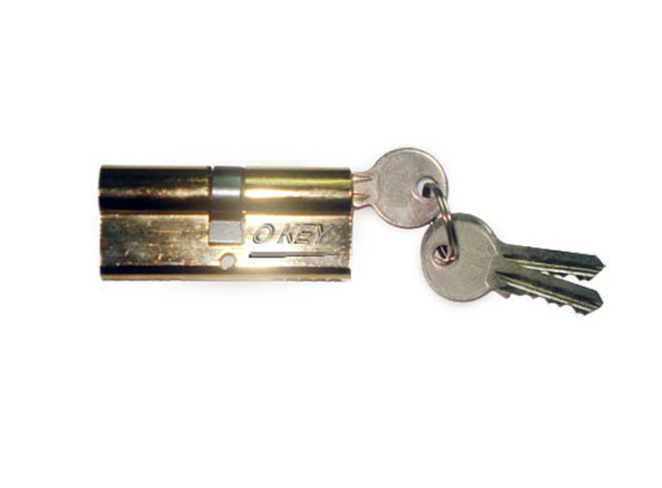 A key gold-plated double cylinder--018