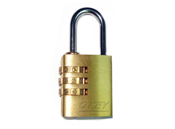 Brass combination lock-036